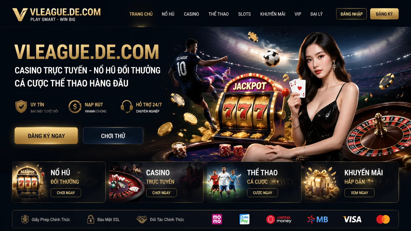 Giao diện danh mục game trên điện thoại