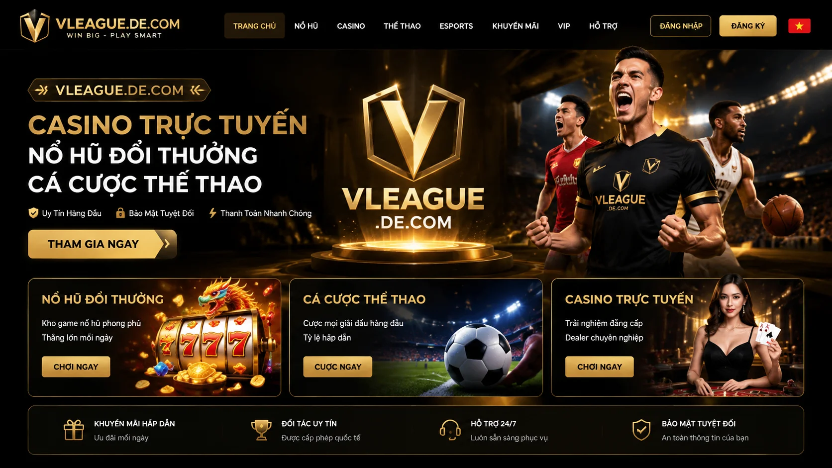 Không khí chơi game trên điện thoại tại vleague.de.com